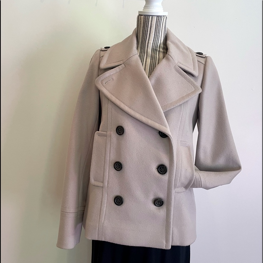 J. Crew Women's Pea Coat in Light Beige